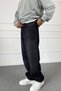 Stone Washed Black Baggy Jean - 3