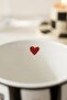 4 Pieces for 2 People Bonjour Chérie! Porcelain Coffee Cup Set 90 ml - 3