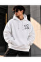 Oversize Mold Printed Hooded Sweatshirt - 2