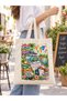 Special Gift Bag for Travel Enthusiasts, Raw Cloth Bag, Sublimation Printing, Shoulder Bag, Shopping Bag