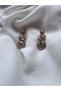 Long Stylish Earrings with Stones - 3