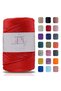 2 Mm - 200 gr Polyester Macrame Thread Red 230 M Polyester Macrame Thread Suppla Rope And Bag Thread
