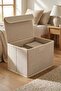 60 Liter Foldable Fabric Organizer with Lid for under Bed, under Bed Storage, and Inside Cabinet Organization - 2