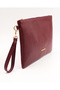 Women's Faux Leather Tablet Size Clutch Bag - 3