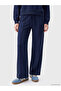 Peak New Season Navy Blue Soft Touch Oversize Women's Sweatshirt - 3