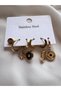 Stainless Steel Multiple Design Earrings - 2