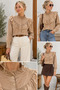 Bysen Lalina Ruffled Lace Collar Women Shirt Chic Vintage - 3