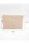 Women's Faux Leather Tablet Size Clutch Bag - 6