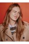 Vizyon New Season Beige Shirt Collar Oversize Women's Trench Coat - 2
