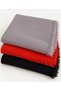3-Piece Linen Textured Flam Scarf & Foulard Set – Multi-Purpose Bohemian Style Women's Accessory with Fringes 90*90 cm - 3