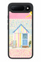 Spark 50 5g Compatible Beach Hut Patterned Camera Protected Shockproof Case