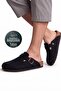 Comfortable Anatomical Eva Sole Unisex Men's Women's Home Work Daily Closed Front Boston Style Sabo Felt Slippers - 2