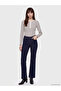 Lcw Everyday Navy Blue Crew Neck Striped Women's Bodysuit - 2