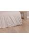 Plaid Pattern Elastic Sheet Double Premium Duvet Cover Set Cream - 5