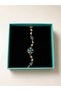 Sakura Flower Blue Stone Bracelet - 3