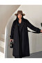 Buttoned Belted Lined Cashmere Coat - 3