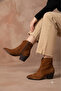 Fa, Western Style, Side Zipper, Genuine Leather Boots. - 2