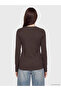 Lcw Everyday Brown Crew Neck Women's Bodysuit - 4
