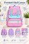 School Bag Orthopedic Pink Lilac Navy Blue Mint Multi-Compartment Design
