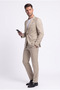 Men's Slim Fit Suit with Pocketed Jogger Pants - 2