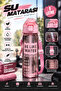 Sports Water Bottle 1 Liter Large Size Water Bottle with Strap, Leak-Proof Lid and Measurement Indicator