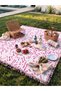 Jacquard Picnic Mat, Tablecloth, Multi-Purpose Cover, 100% Cotton - 2