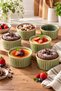 6-Piece Porcelain Large Souffle Bowl - Presentation Bowl - Air Fryer Bowl - 7