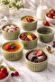 6-Piece Porcelain Large Souffle Bowl - Presentation Bowl - Air Fryer Bowl - 6