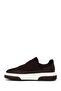 Men's Brown Thick-Soled Nubuck Leather Sneaker Wm710008Dn - 3