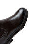 Men's Brown Leather Casual Chelsea Boots Wm750009Df - 8