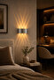 Silver Electric Led Sconce Amber Light Modern Decorative Wall Lamp Bidirectional Indoor Lighting Hallway Corridor Bedroom Staircase Balcony Wall Sconce Special Design - 6