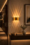 Gold Electric Led Sconce Amber Light Modern Decorative Wall Lamp Bidirectional Indoor Lighting Hallway Corridor Bedroom Staircase Balcony Wall Sconce Special Design - 7