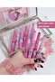 Ethereal Heart Tip Glitter Lipstick - Korean Style Glossy Finish Moisturizing Lipstick - Magi̇c Casa - 3