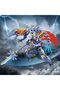 Mechanical Dragon Building Set, Cool Dragon Warrior Model Kit with Long Spear Toy Playset, Ying Long - 3