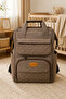 Multi-Compartment Zippered Baby Care Bag Backpack Model