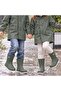 Mellow Furry Pvc Water Boots Rain Boots Orthopedic Children's Boots Haki - 4