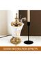 Electric Incense Burner with Decorative Gold Finish, Ceramic Aroma Holder for Home and Prayer Room - 7