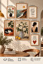 7-Piece Frame-Looking Modern Painting Set |   Living Room, Office, Kitchen and Study Room Wall Decoration