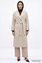 Reglan Sleeve Belted Lined Regular Coat - 3