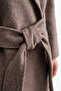 Reglan Sleeve Belted Lined Regular Coat - 4