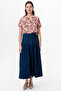 Waist-Slit Regular Midi Skirt - 2