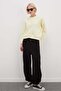 3 Threaded Basic Crew Neck Sweatshirt Without Embellishments - 5