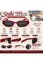 Stella Red Polarized Sunglasses - 2