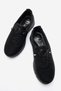 Women's Rubber Tied Casual Shoes Black Emerald - 5
