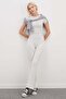 3 Threaded Non-Threaded Elastic Waist Flare Leggings - 4