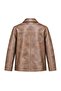 Theo Men's Vintage Tumbled Light Brown Genuine Leather Jacket - 5