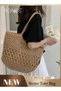 Women Straw Woven Shoulder Bag Summer Beach Travel Crossbody Handbag Classics Satchel Purse Woven Ha