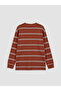 Crew Neck Striped Boy T-Shirt - 5