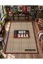 Auraplus Retro Plaid Label Patterned Woven Base Decorative Carpet Auraplus63