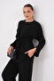 Oysho Set with Slit Sleeves and Waist-Tie - 7